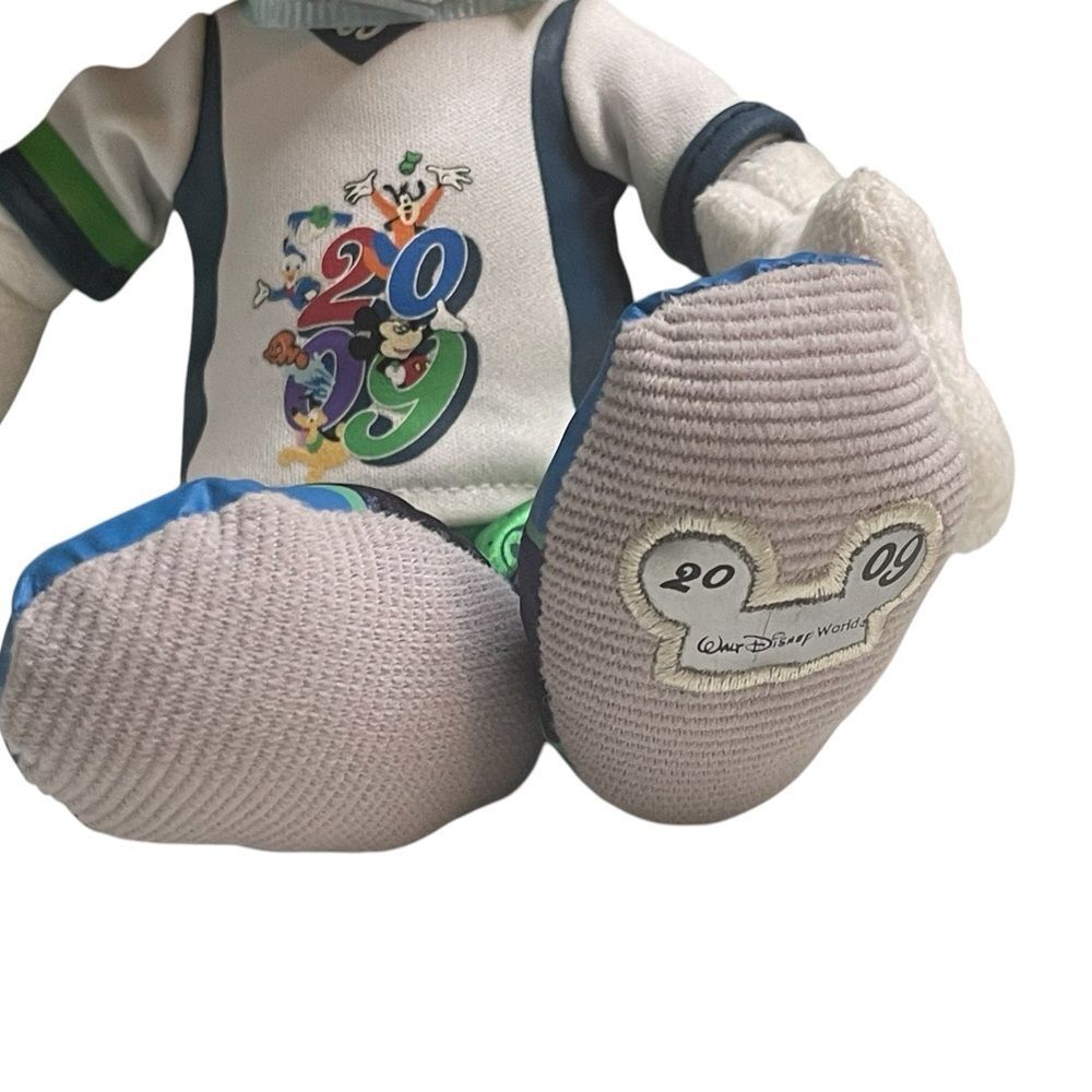 Disney 2009 Mickey Mouse Disney World 10”Plush Blue, White and Green Outfit - Picture 12 of 16